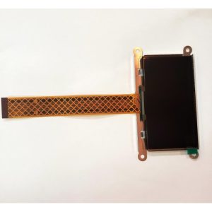 CEIA LCD Display for TE/SLD with flexible ribbon cable, shown on a white background.