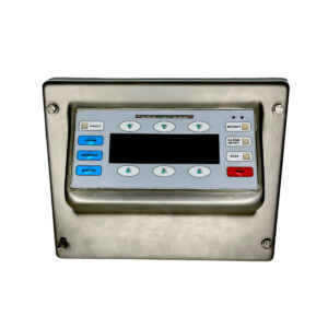 The Goring Kerr DSP2 Control Module TK2008 features a digital display, buttons, and indicator lights for control.