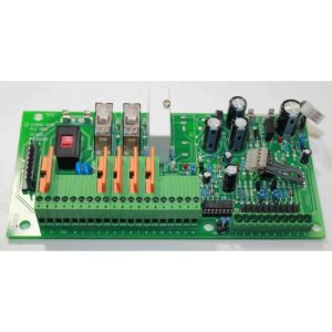 Refurbished Goring Kerr TK7905 Power Supply Board with capacitors, relays, connectors, and other components.