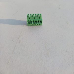 A Pluggable Terminal Blocks 6 Position is placed on a flat, light-colored surface.