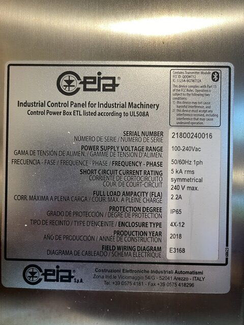 NEW CEIA THS/G21E-250 Industrial Gravity Fall Metal Detector – Food & Pharmaceutical Grade - Image 3
